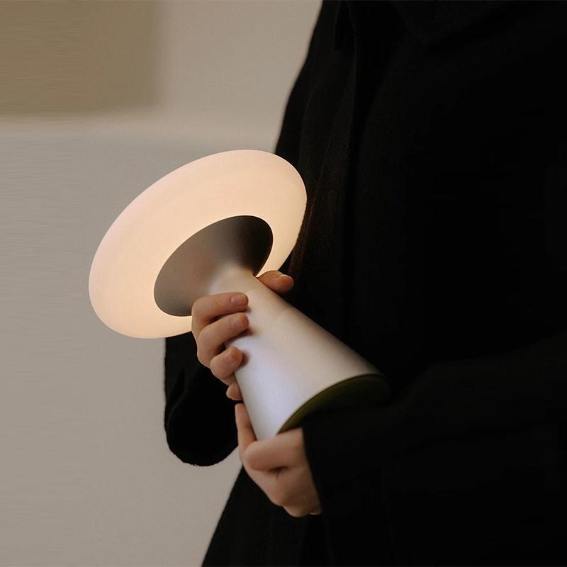 Silver Star Spanish Medieval Style Mushroom Table Lamp Study Bedside Portable Touch Dimmable Ambient Lamp Floor Lamp