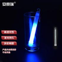 Ansai Jui Outdoor 6 Inch Fluorescent Stick Wild Survival Night Training Emergency Kit Blue 5 Support 1G00399