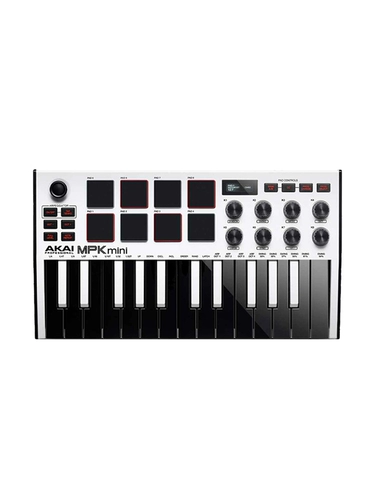 Akai Mpk Mini Mk3 Play Midi -клавиш контроллер 25 Ключевой профессиональный учебник по доставке клавиатуры