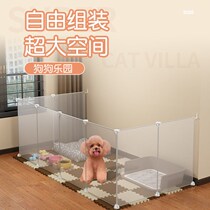 Pet fence dog isolation door dog cage guardrail iron small dog teddy indoor kennel home fence dog cage