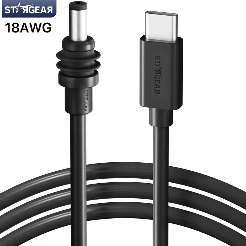 Stargear Brand Mini Cable, Maximum 140W Input Mini USB C to Dc Power Cable 18Awg Stargear Brand Mini Cable, Maximum 140W Input Mini USB C to Dc Power Cable 18Awg