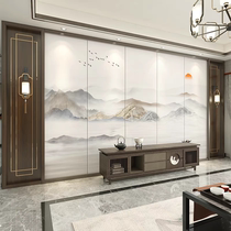 Nanjing mural hard cover various soft and hard cover wood veneer carbon crystal board wall covering mural manufacturer