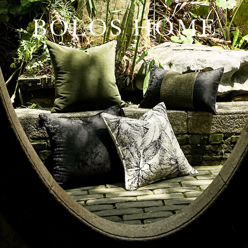 Beros Natural Color High-End New Chinese Style Sofa Pillow Cushion Set Luxury Minimalist Style Beros Natural Color High-End New Chinese Style Sofa Pillow Cushion Set Luxury Minimalist Style