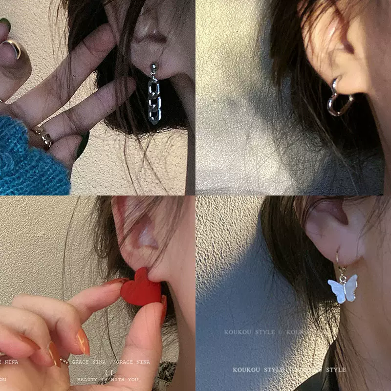 Серьги, простой и элегантный дизайн