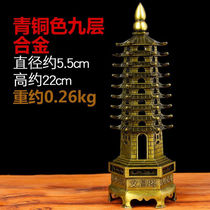 Yingle Wenchang Tower Bronze Thirteenth Floor Nine Floors 13th Floor Desks Desk Ornaments and Pens Crafts Study Room Design 9