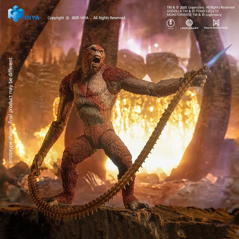 In-Stock Hiya Ebg0417 Godzilla Vs. Kong 2: Rise of the Empire Scarface Super Articulated Figure