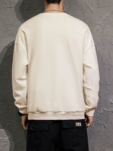 LEE CHEUNG Весенний свитшот, демисезонный лонгслив, приятная телу футболка, в американском стиле, оверсайз