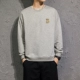 L011 Grey круглый воротник