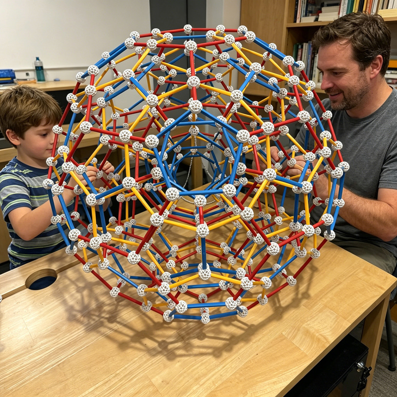 American Zometool Mathematical Spatial Geometry Construction Model Teaching Aids Steamkit Thinking Teaching Aids Creator3
