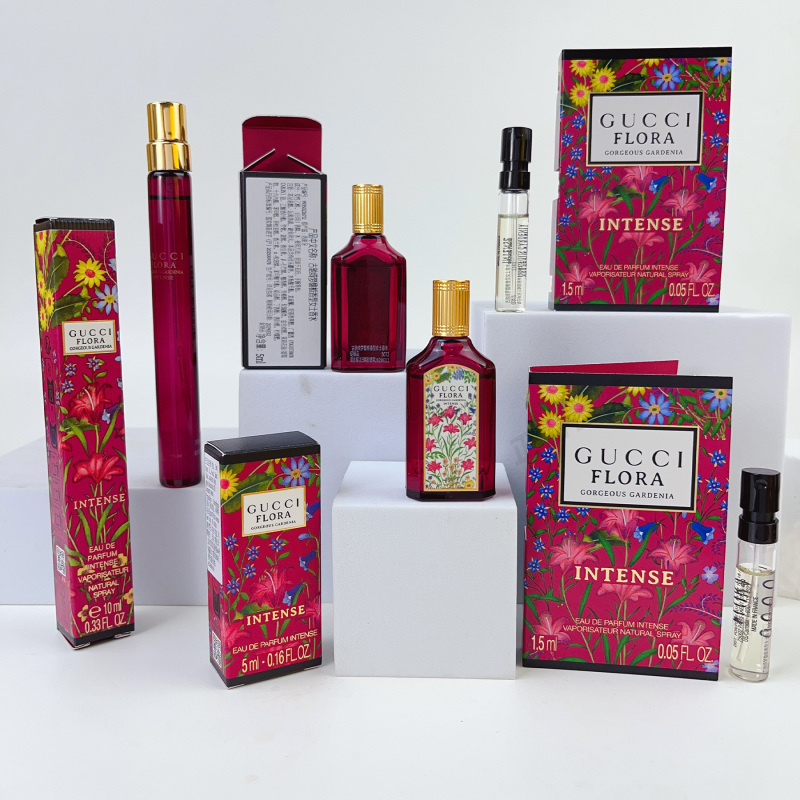Authentic Gucci Flora Fragrance with Gardenia Scent for Women, Perfume Sample Q, Test Tube 1.5ml