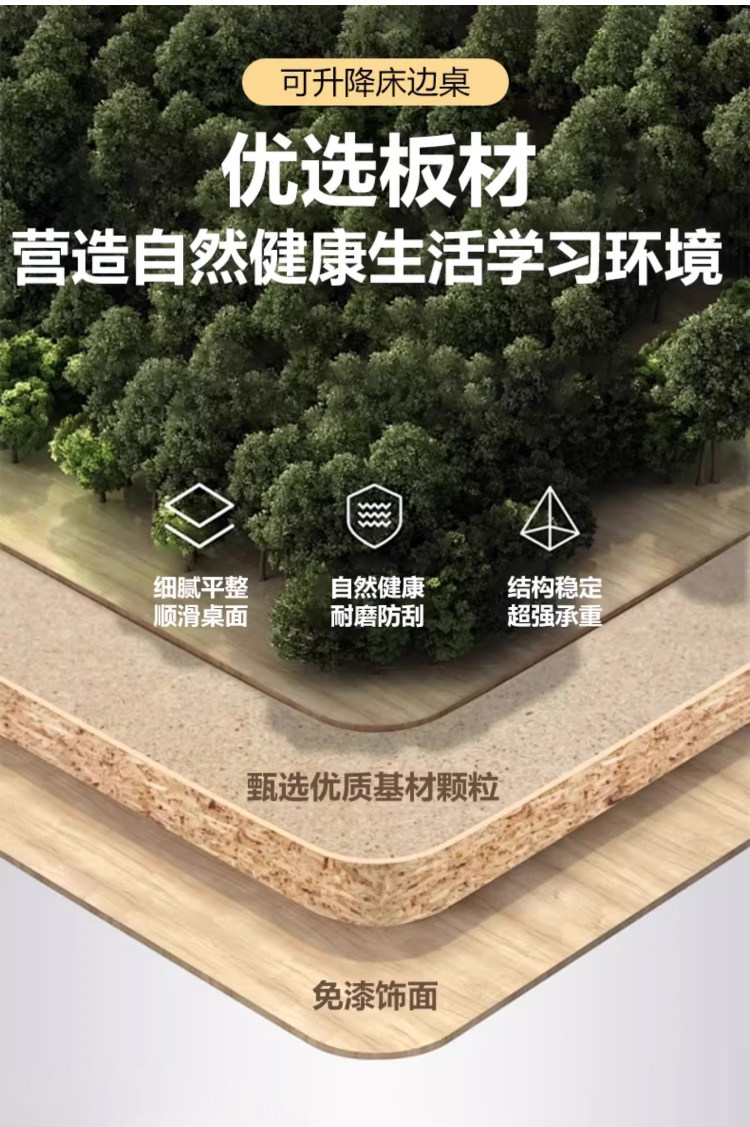 Тумбочки 卧室床边桌电脑小桌子简易出租屋可移动女生宿舍小型家用升降书桌