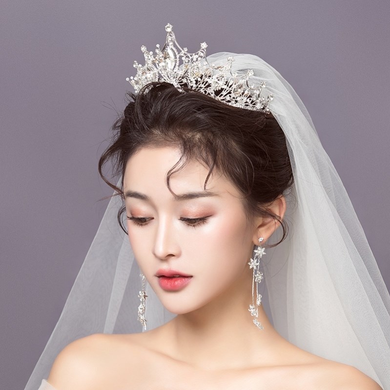 Bride Crystal Crown Immortal Super Sensen Birthday Adult Crown Main Wedding Dress Headdress 2020 New Crown