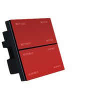Factory promotes smart touch screen eight-button switch lighting voice remote control system whole house home graffiti zigbee products