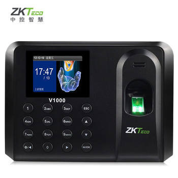 Zkteco entropy technology v1000 fingerprint attendance machine fingerprint identification punch-in machine fingerprint type for check-in and off-duty sign-in