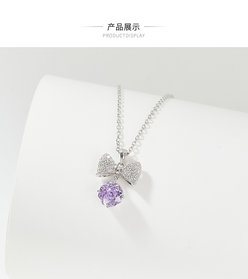 Серебряное ожерелье 三福925银冰花切配件短项链单条 时尚气质首饰配饰链条 Sanfu