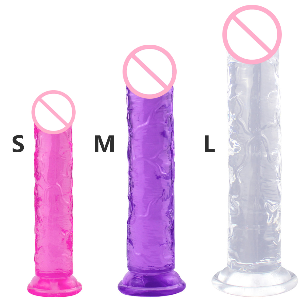 Realistic Dildo With Suction Cup Huge Jelly Dildos Sex Toys