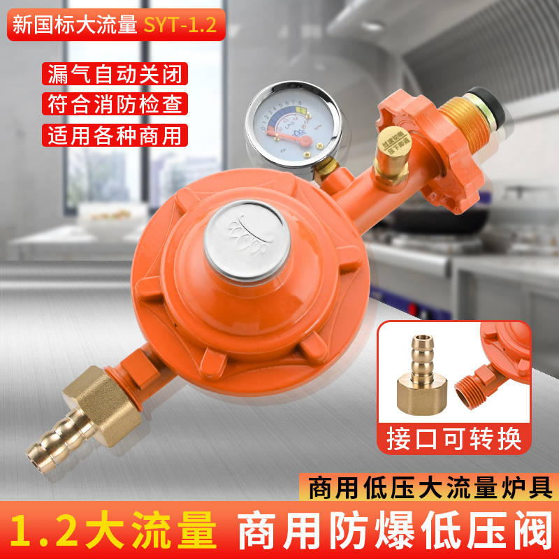 Liquefied Gas Commercial National Standard 1 2 Explosion-proof Low pressure Valve Coal gas tank Steel Gas Tank FIRE COOKER FAN FURNACE SPECIAL PRESSURE REDUCING VALVE-TAOBAO