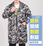 Утепленный зимний нагрудник, водонепроницаемый износостойкий длинный фартук подходит для мужчин и женщин для работы