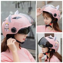 Electric Car Helmet Woman Cute Tennis Red Season Universal Battery Motorcycle Big Child Sun Protection Safety Helmet