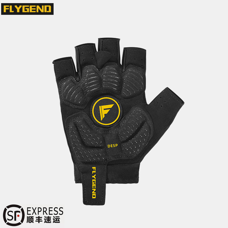 FLYGEND riding gloves half-finger summer men's and women's road bike mountaineering bike short-fingered bicycle shock-absorbing anti-skid