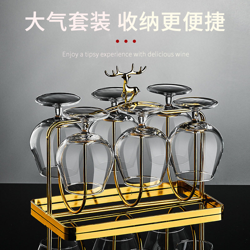 Japanese Brandy Glass Home Set, Liquor Glass, Whiskey Glass, Short-Stemmed Red Wine Glass, Small Cognac Glass Set