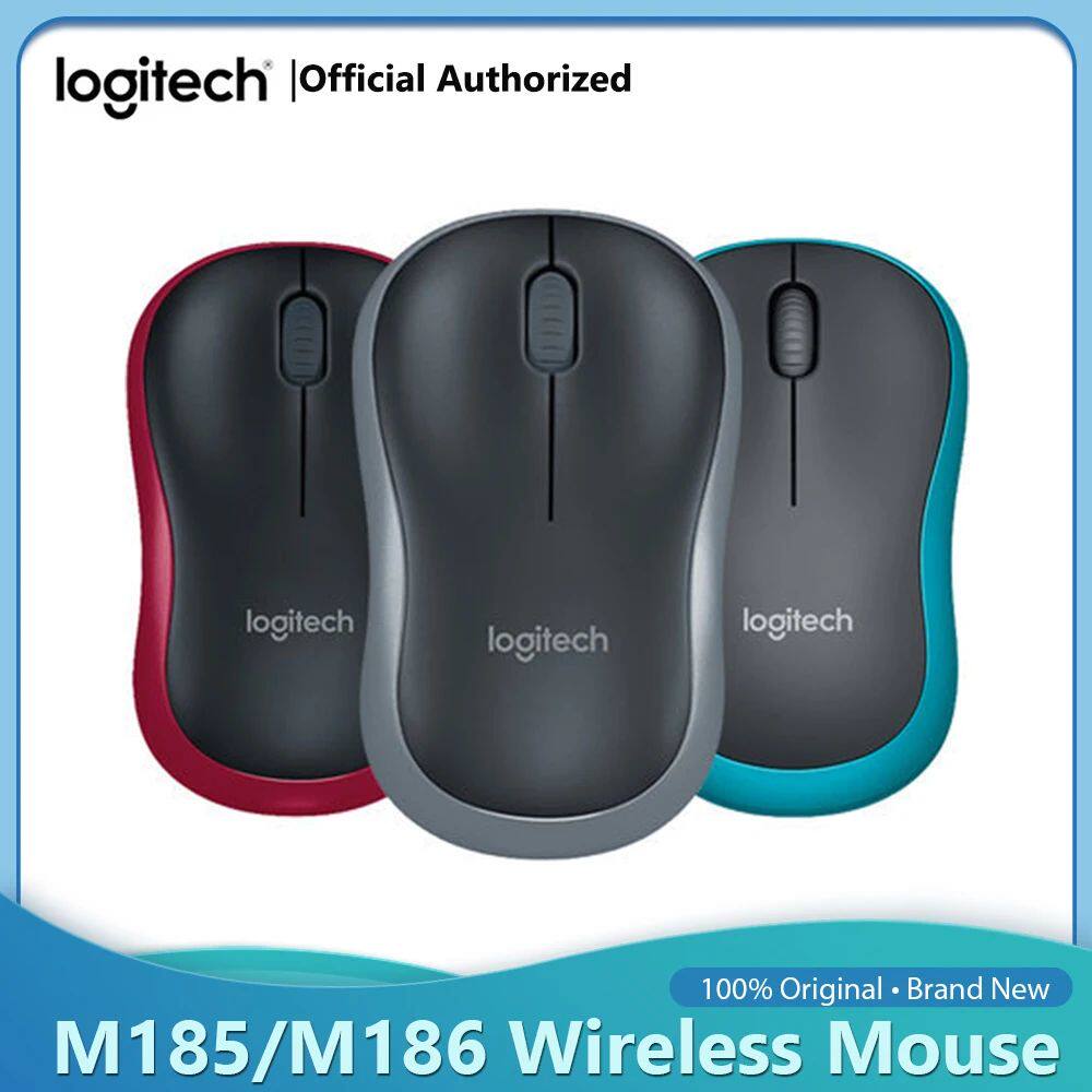 Logitech M185 M186 2 4GHz Wireless USB Nano Receiver Mouse 1
