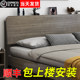 Bed solid wood bed modern minimalist 1.5 meters double bed master bedroom 1.8 household economical single bed frame for rental