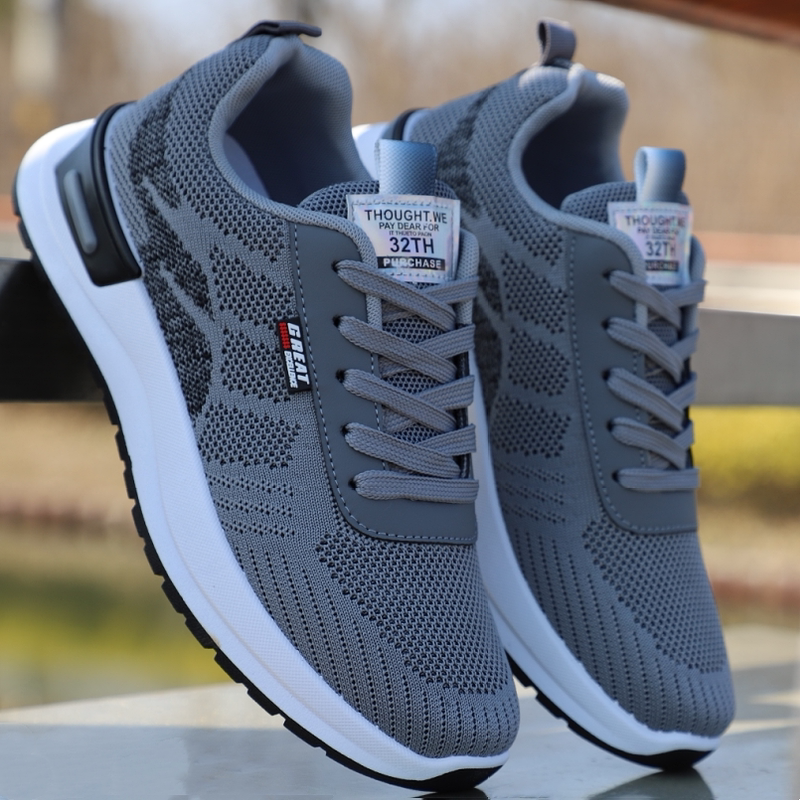 Authentic Qiao Zhou Men's Shoes, New Summer Mesh Shoes, Non-Slip Breathable Sports Shoes, Versatile Casual Soft-Soled Running Shoes for Men Authentic Qiao Zhou Men's Shoes, New Summer Mesh Shoes, Non-Slip Breathable Sports Shoes, Versatile Casual Soft-Soled Running Shoes for Men