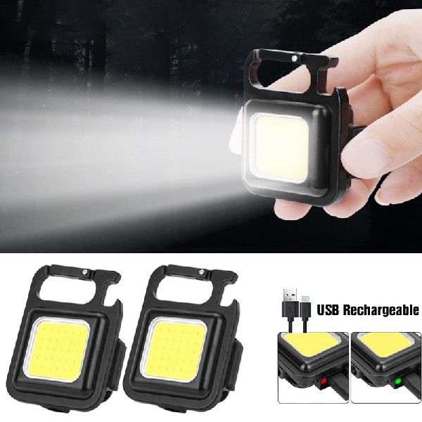 Mini Flashlight Keychain LED Light Pocket LED Work Light ()