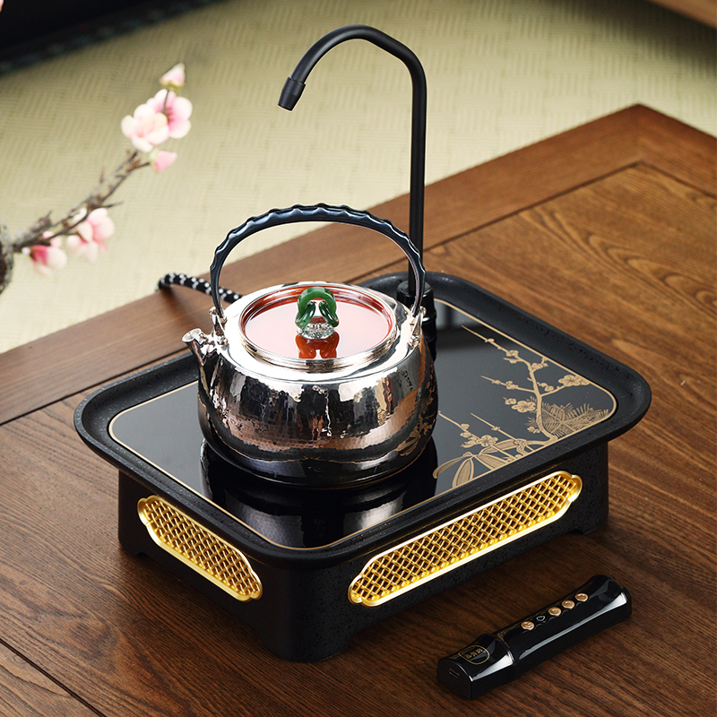 The Orioles Song Fever automatic upper Hydroelectric Tao Furnace Cooking tea Home Pumped Boiling Silver Pot Iron Pot Copper Pot Silent Electromagnetic Tea Stove