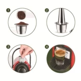 Капсула кофейной капсулы многоразового использования для Nespresso Match