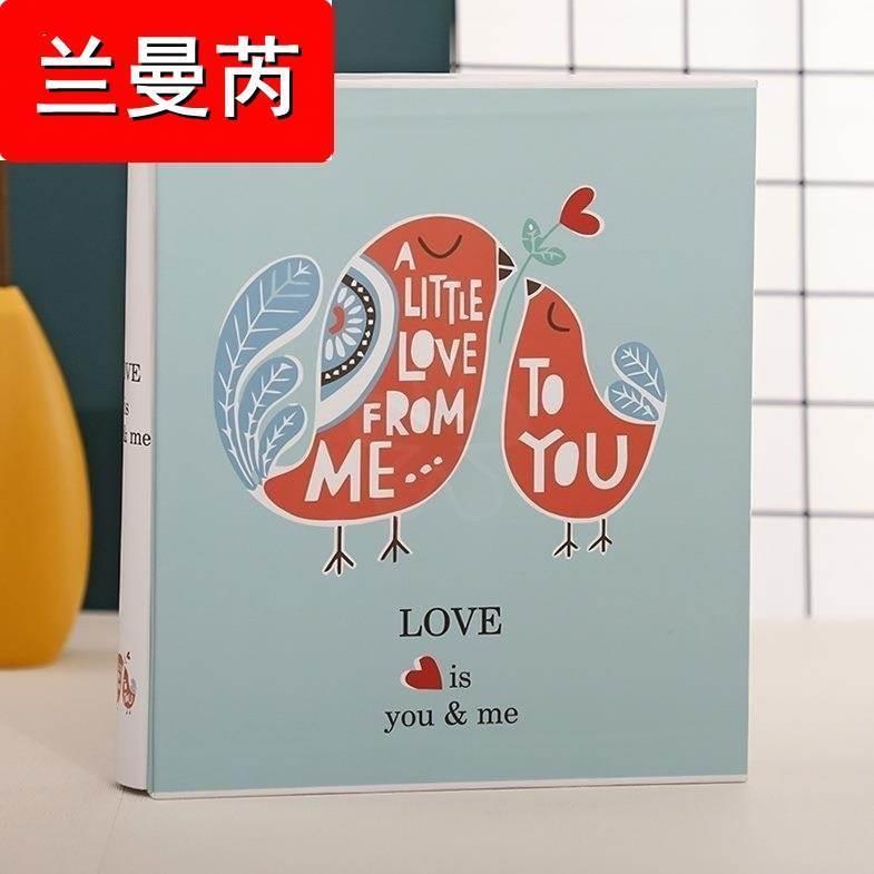 Album Movie Set This Large Capacity 4 Inches 5 Inch 6 Inch With Inserted Page Family Memorial Album Vertical version of the plastic photo 400 sheets-Taobao