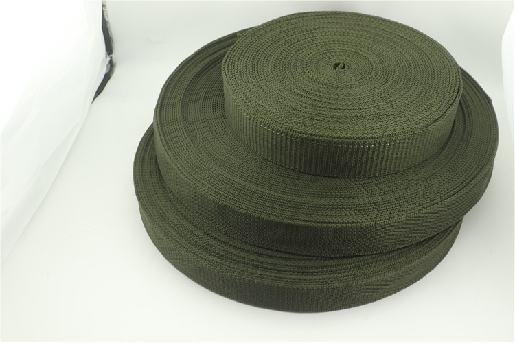 Cargo binding belt 3.8/5cm webbing rope truck thickened wear-resistant brake fixed flat belt rope army green
