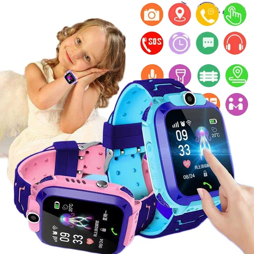 2021 Q12 Детские умные часы для детей SOS Phone Watches s