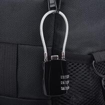 Steel wire rope padlock lock anti-theft coded lock large full electric car helmet lock cabinet soft lock bag key small lock