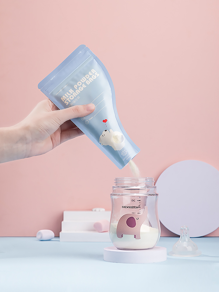 Milk powder bag portable disposable sub-bagging baby baby out of milk powder packaging box sealed antibacterial storage bag-Taobao