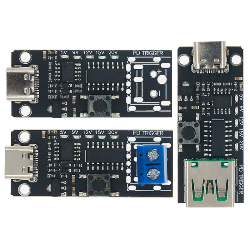 PD诱骗器type-cQC快充自动检测测试老化9V12V15V20V可调