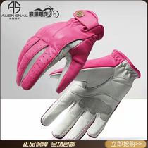 Alien Snail C5 Motorcycle Riding Glove Locomotive Windproof Anti-Fall Male And Female Sheepskin Ventilation touch screen abrasion resistant