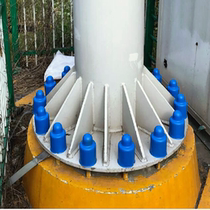 Substation Foundation Bolt Protection Cap Equipment Protective Cap Engineering Rail Screw Cap Plastic Double Nut Protective Cap