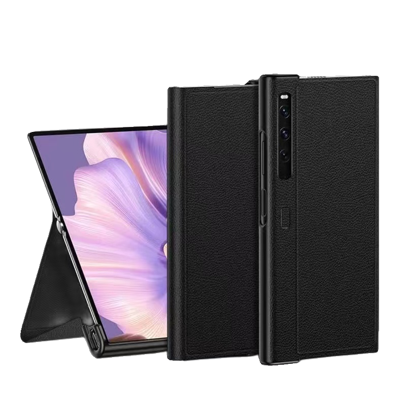 Suitable for Huawei Mate Xs2 Phone Case, New XS Foldable Screen Protective Cover, Lx Genuine Leather Collector's Edition, Magnetic Mate Xs2 Double-Sided Full Coverage, Mate Xs2 Anti-Drop Mt Front Cover, Popular among Men and Women