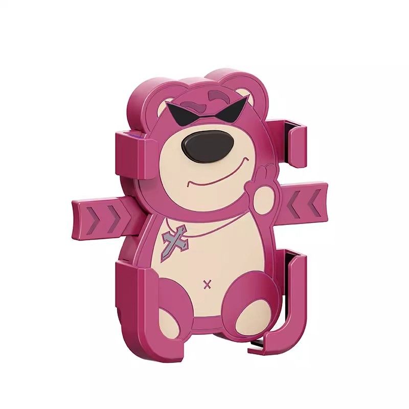 Wenling Strawberry Bear Electric Vehicle Phone Holder Motorcycle Battery Bicycle Navigation Shockproof Delivery Rider Fixed Phone Mount Delivery Rider Navigation Bracket