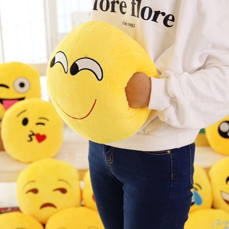 Sweating soybean pillow doll warm hand pillow expression bag plush toy doll sleeping doll gift winter