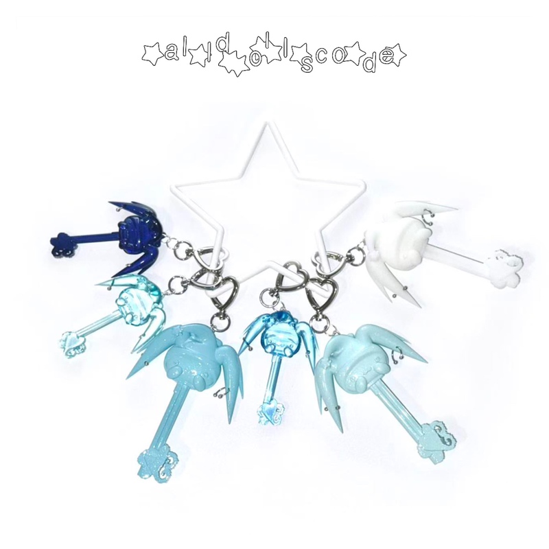 Alldollscode 3D Model Keychain Necklace 3D Printed Pendant Original Design Comes with a Star Chain