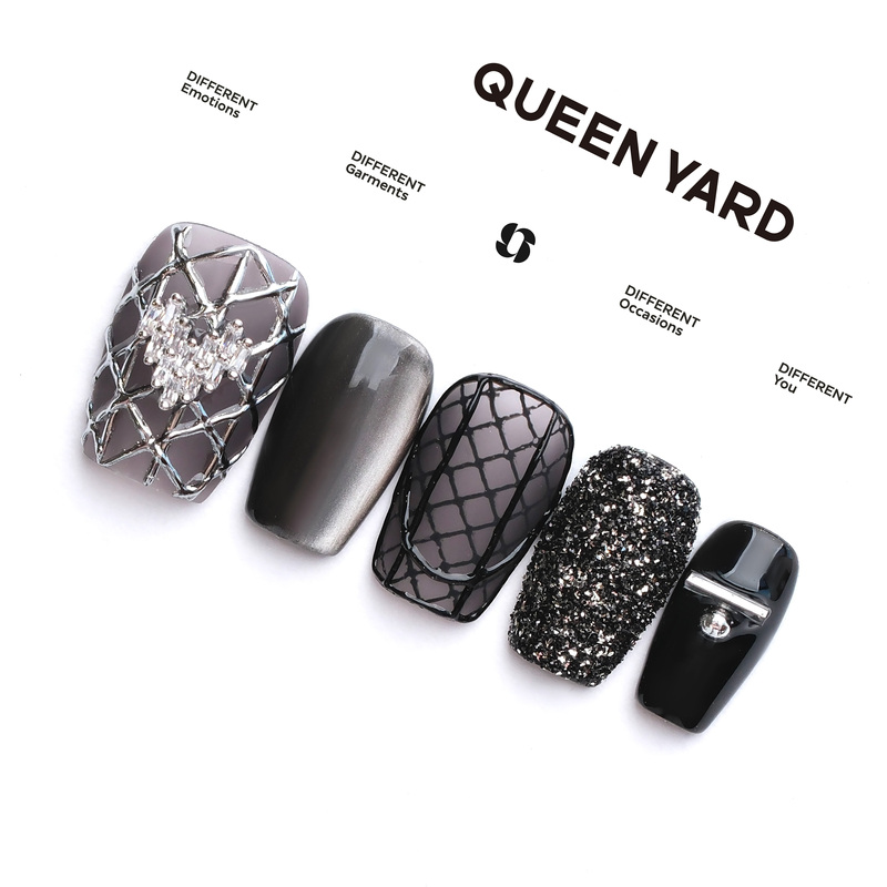 【Benming】Queenyard Three-Dimensional Gilded Diamond Cat Eye 2026 Spring Cool and Elegant Nail Art