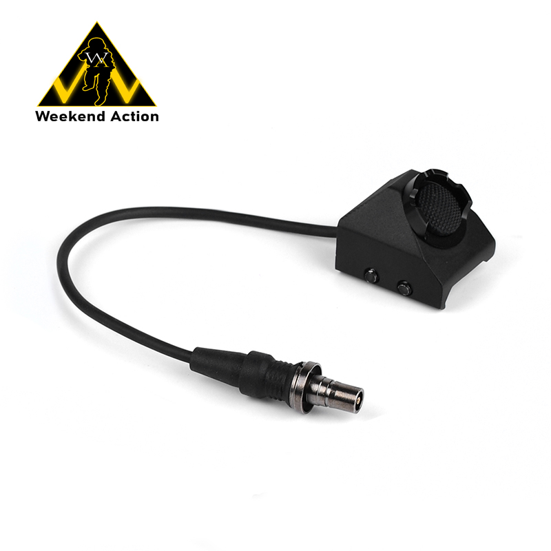 WA tactical flashlight Hot Button mouse tail wire control switch M600 flashlight DBAL laser 20MM rail version