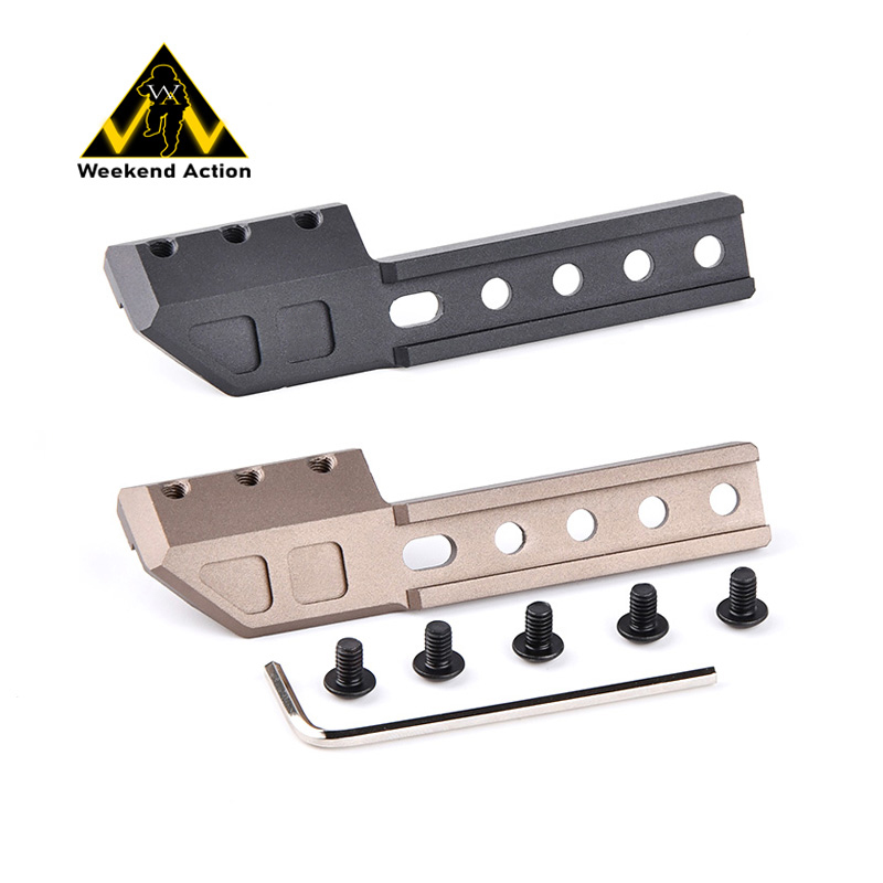 WA outdoor tactical flashlight LightWing metal base UN side external 20mm extension bracket accessories