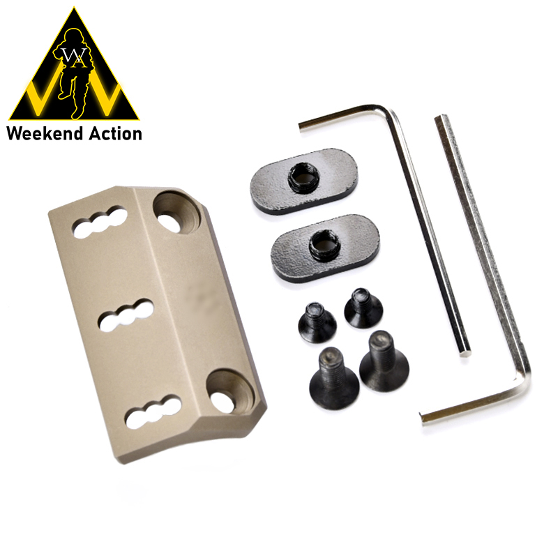 WA tactical flashlight M300A M600C aluminum alloy side base SMR system flashlight accessories Yousaka defense