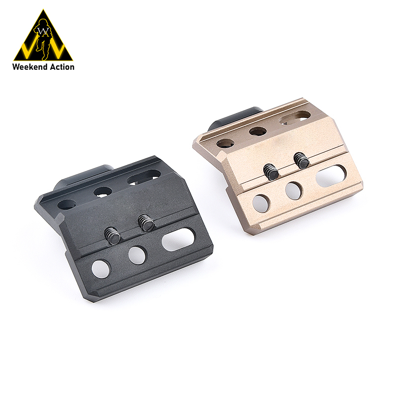 WA tactical flashlight M600C M300A aluminum alloy base UN lettering side base suitable for 20MM rail