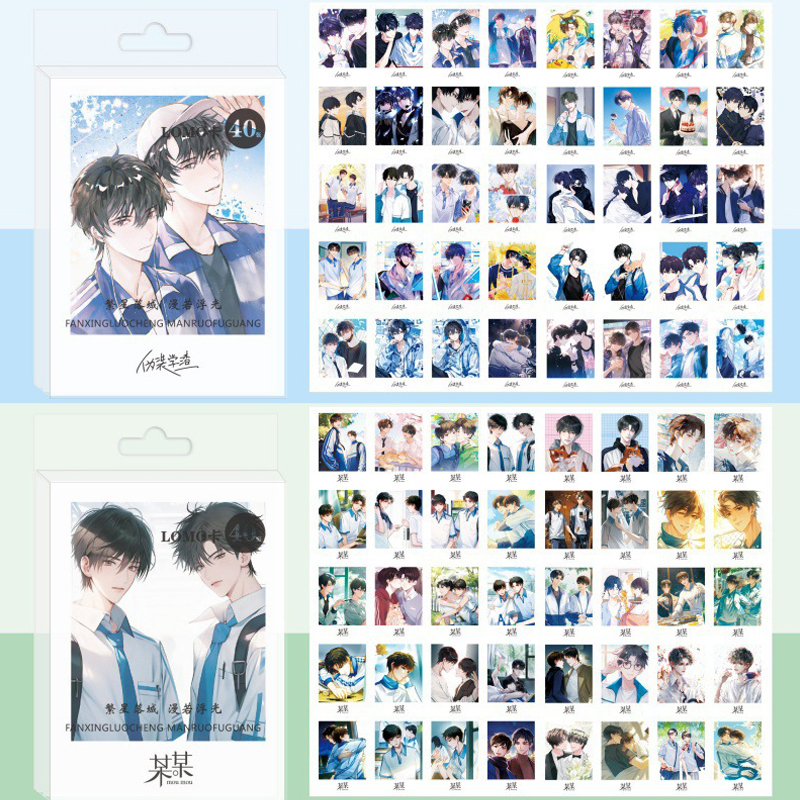Novel and Anime Merchandise Lomo Cards, Polaroid-Style Small Cards, Bookmark Cards Collection 102 - Pretending to Be a Bad Student - [Name of the Character]