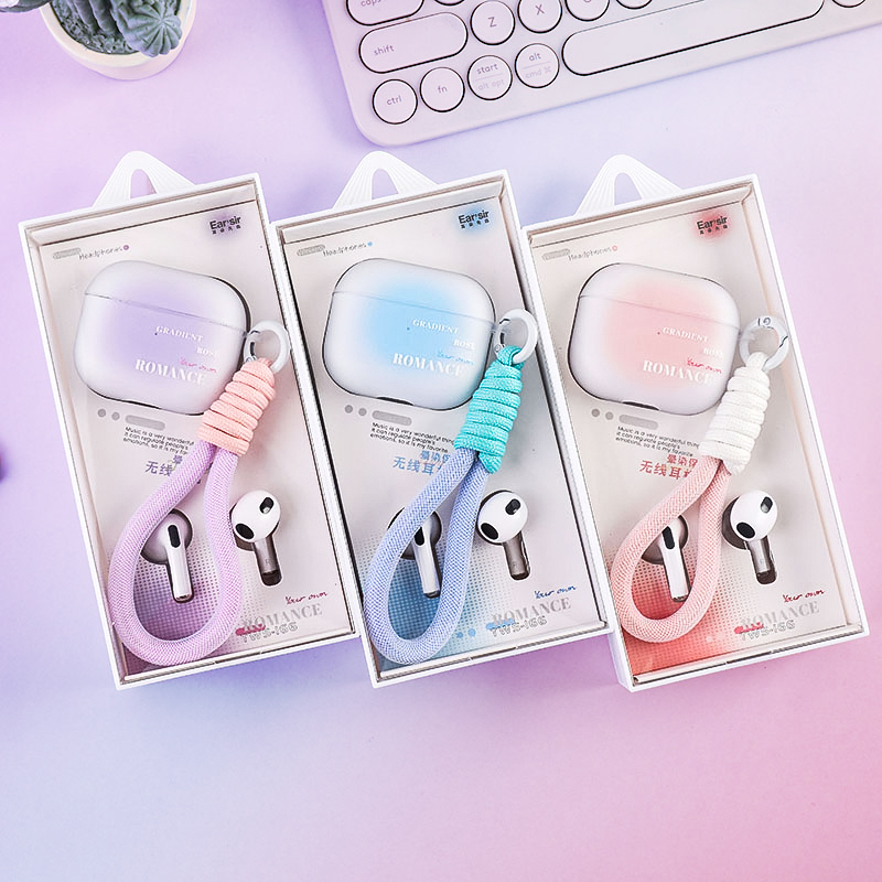 Earsir Genuine Gradient Ultra-Clear Sound Quality Music Cute Fourth-Generation Wireless Bluetooth Headphones for Girls